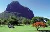Le Morne mountain from the Paradis Golf Club in Mauritius Paradis Golf Club Mauritius