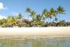 View from the sea of the Sakoa and the beach Le Sakoa Hotel