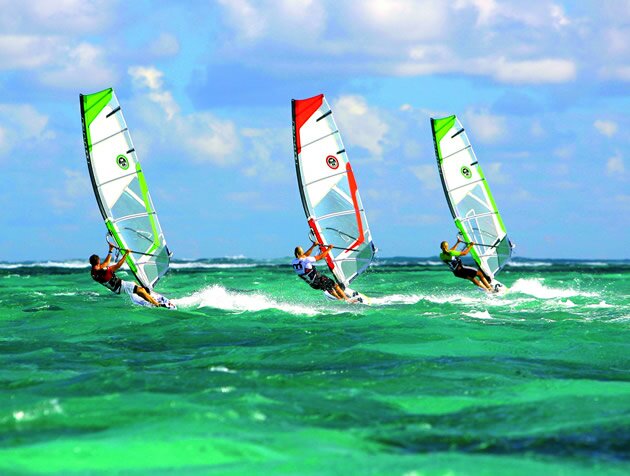 Windsurfing at Club Mistral Club Mistral Mauritius