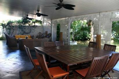 Veranda sitting room Villa Harmony Mauritius