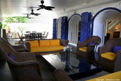 Veranda lounge at Villa Harmony Mauritius