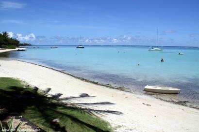 Beach and swim at Villa Harmony Mauritius1