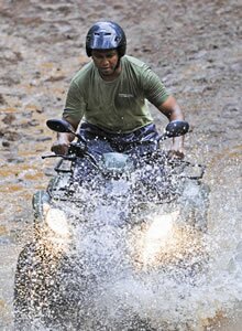 Quad Biking at Domaine des 7 Vall&eacute;es in Mauritius